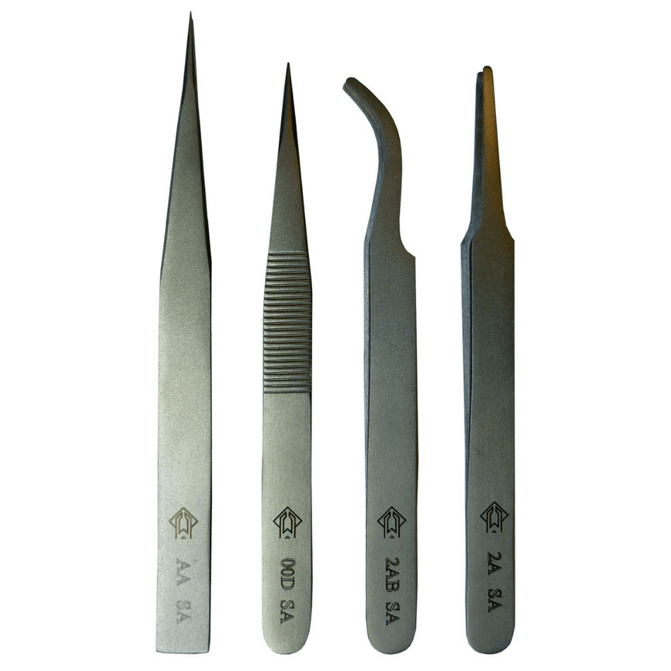 Set de pensete pentru electronisti, 4 bucati, Piergiacomi KIT4-2T