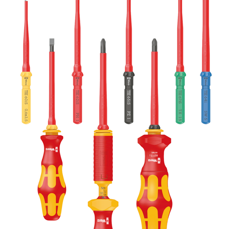 Set surubelnite Wera Kraftform Kompakt VDE extra slim, 17 piese, 05006612001