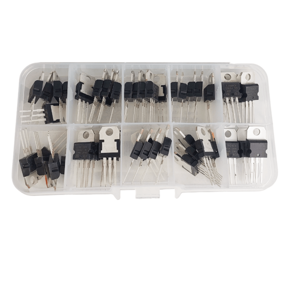 Set de 50 buc stabilizator de tensiune liniara tip TO-220, Bitmi 11301