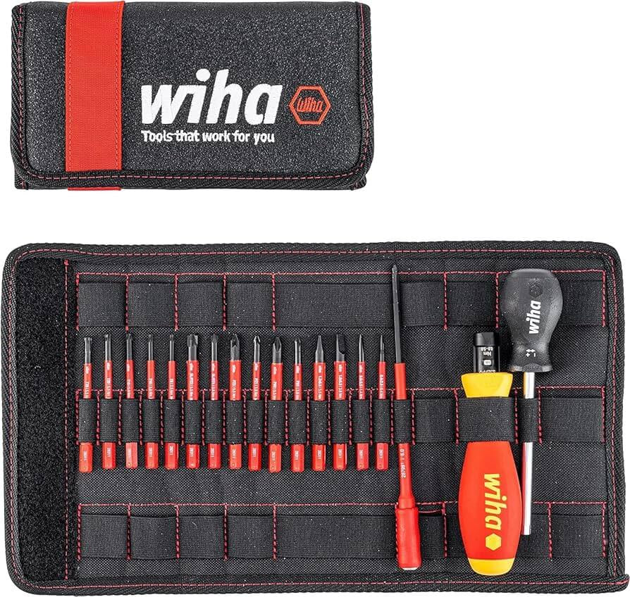 Set surubelnita electrica dinamometrica VDE, 0.8-5.0 Nm, TorqueVario®-S, Wiha 36791