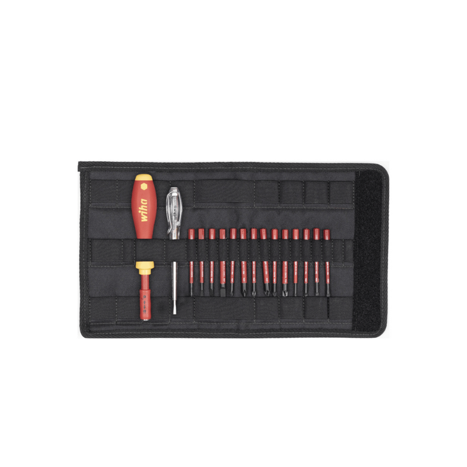 Set surubelnita VDE cu suport pentru biti SoftFinish® slimVario Wiha 36068