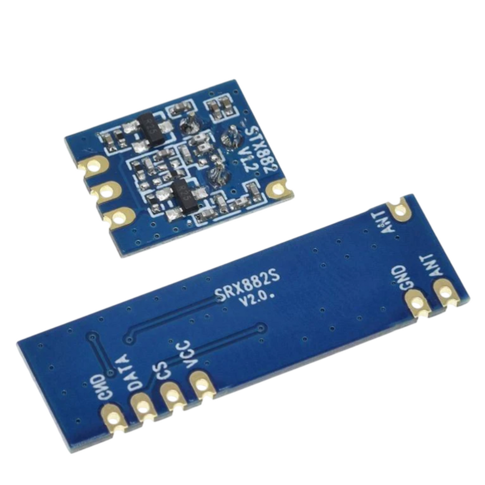 Set transmitator si receptor RF, STX882, SRX882 cu antena