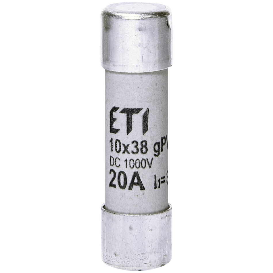 Siguranta panouri fotovoltaice CH10x38 gPV 20A/1000V DC ETI 002625085