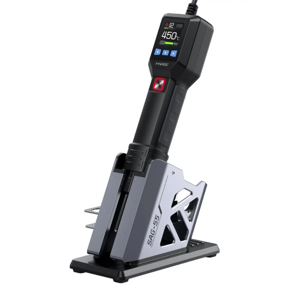 Statie de lipit cu aer cald, 550W, 450°C, afisaj LCD, FNIRSI SAG-55
