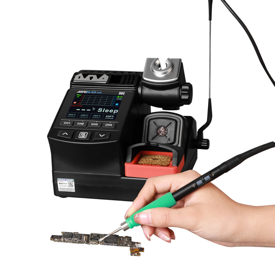 Statie profesionala de lipit Aifen A9 HD, afisaj digital, 180W