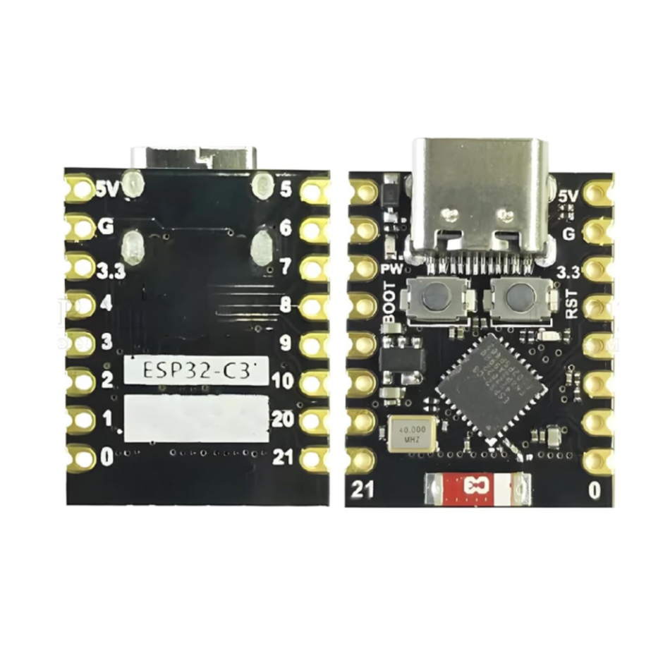 Placa de dezvoltare ESP32-C3 Supermini cu WiFi si Bluetooth