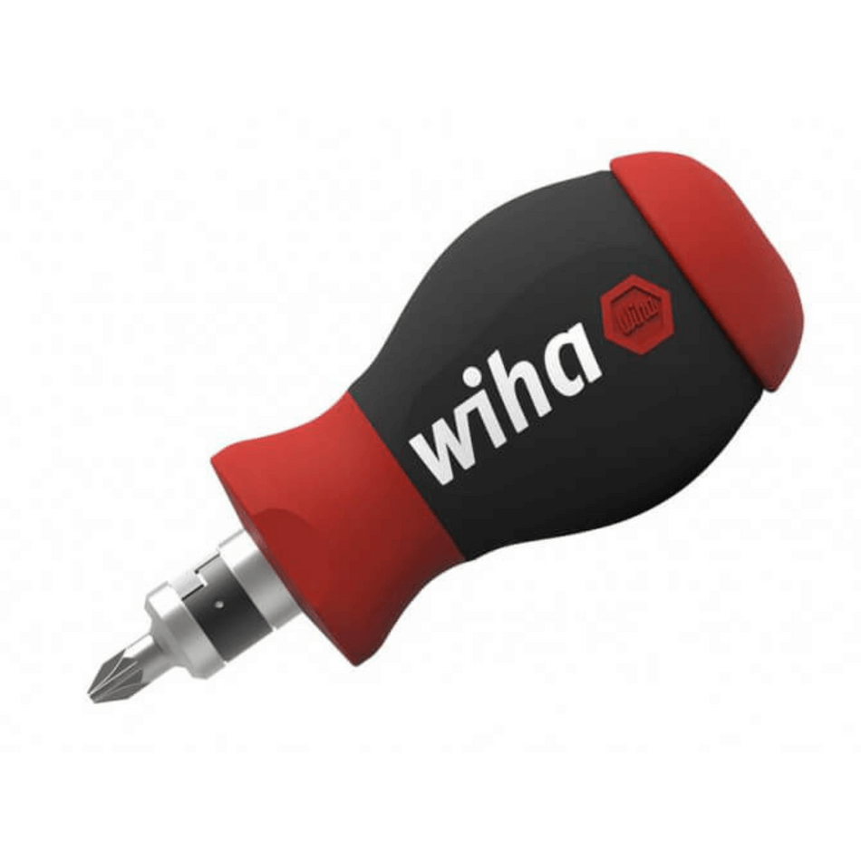 Surubelnita cu magazie de 7 biti Stubby pentru electricieni Wiha 43613