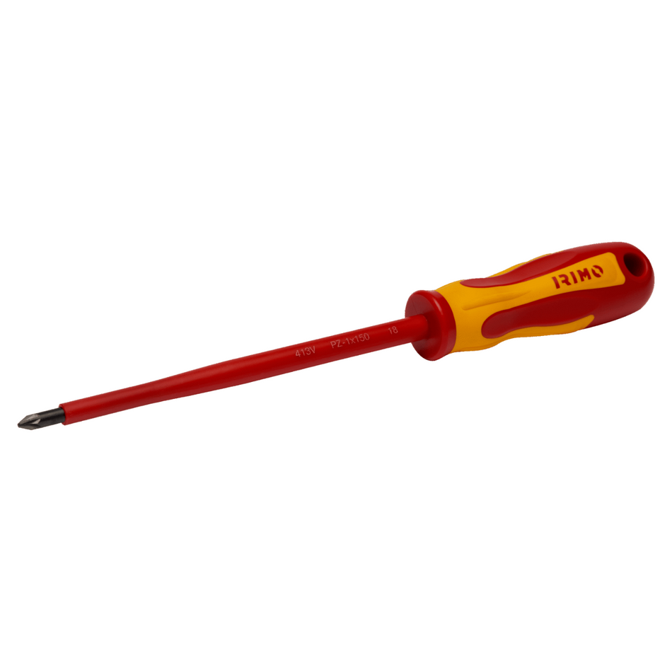 Surubelnita pentru electricieni izolata VDE 1000V profil Pozidrive PZ1 150mm Irimo 413V-1-150