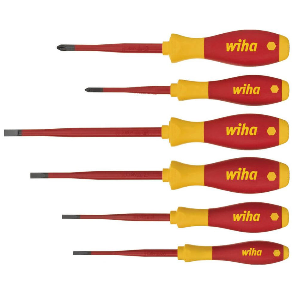 Set Surubelnite VDE cu profil Phillips SoftFinish® slimFix pentru electricieni Wiha 35389