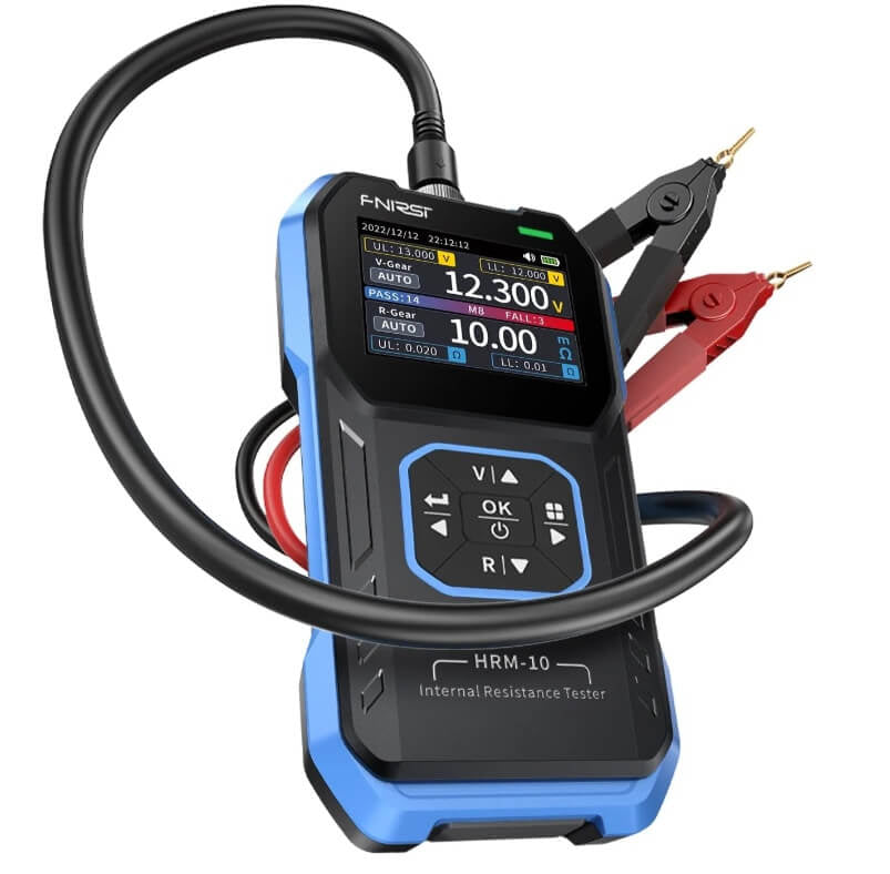 Tester baterii si acumulatori, 0-100V, 0.1mΩ – 200Ω FNIRSI HRM-10