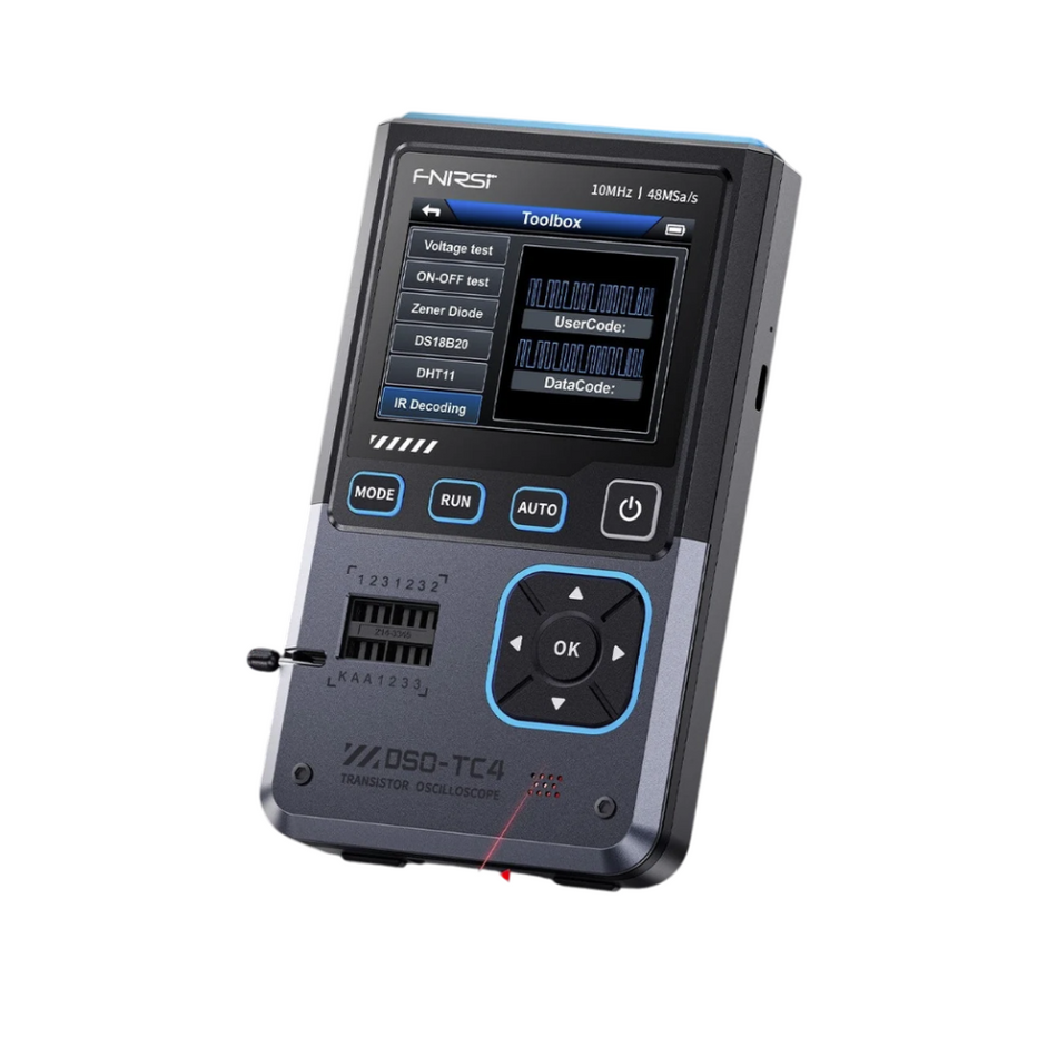 Osciloscop digital 3 in 1, FNIRSI DSO-TC4, cu tester componente electronice