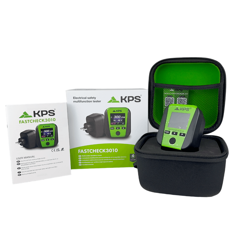 Tester de priza multifunctional cu afisaj LCD, 190V-265V AC, KPS FASTCHECK3010