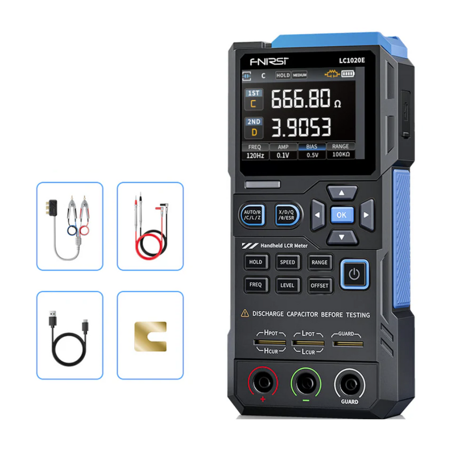 Tester profesional LCR ESR, FNIRSI LC1020E