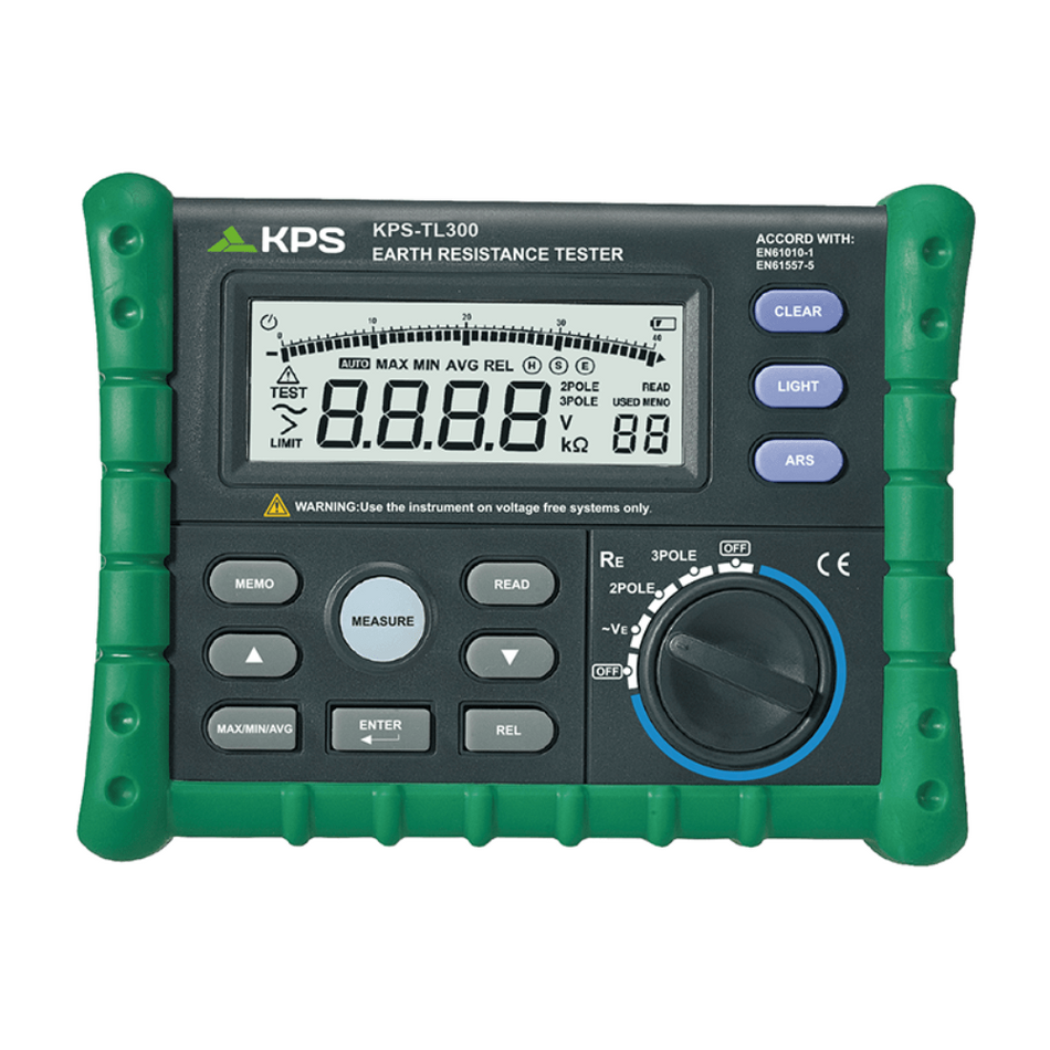 Tester pentru masurarea rezistentei de impamantare, 4000Ω, KPS TL300