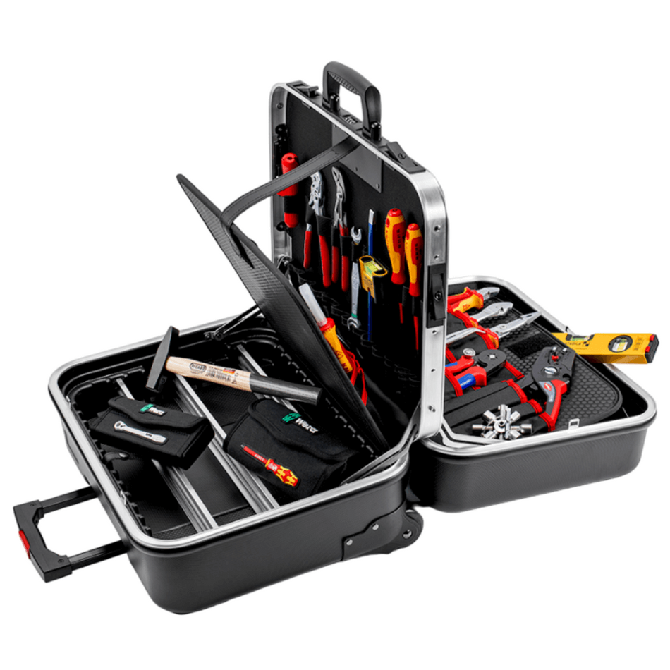 Trusa de scule BIG Twin Move pentru electricieni, 63 piese, Knipex 00 21 41