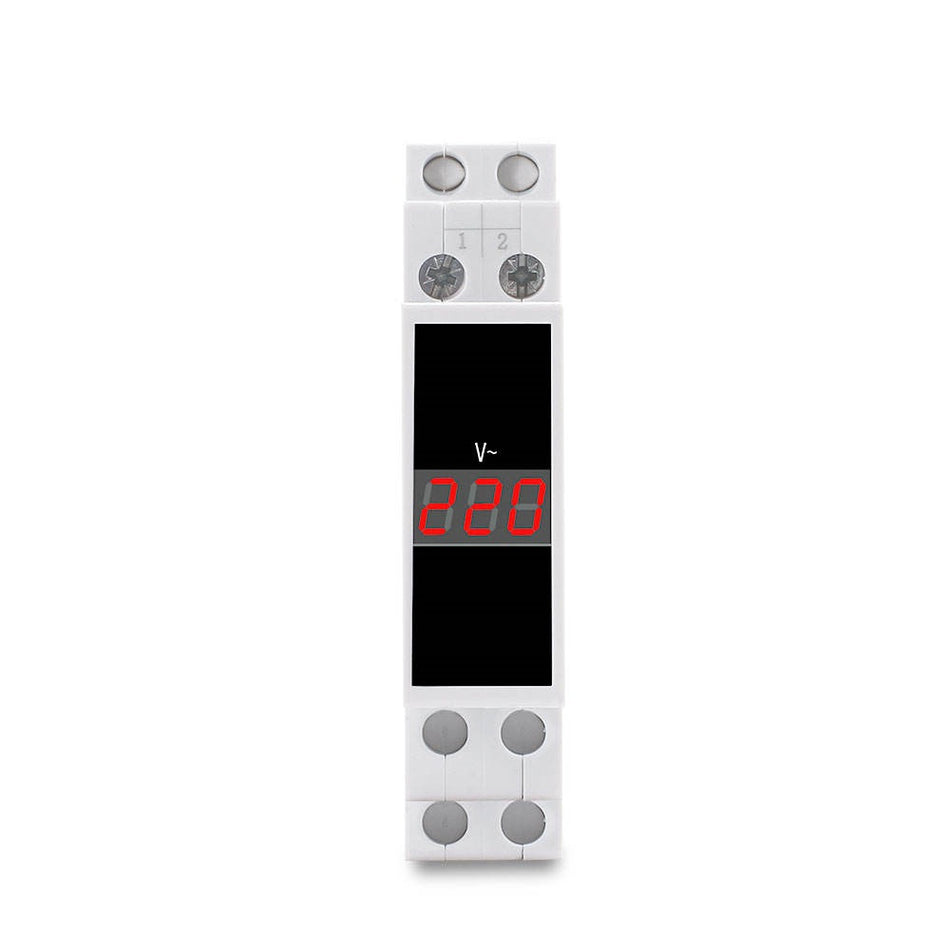 Voltmetru digital pentru sina tablou DIN, 80-500V AC, TAXNELE TX-1R