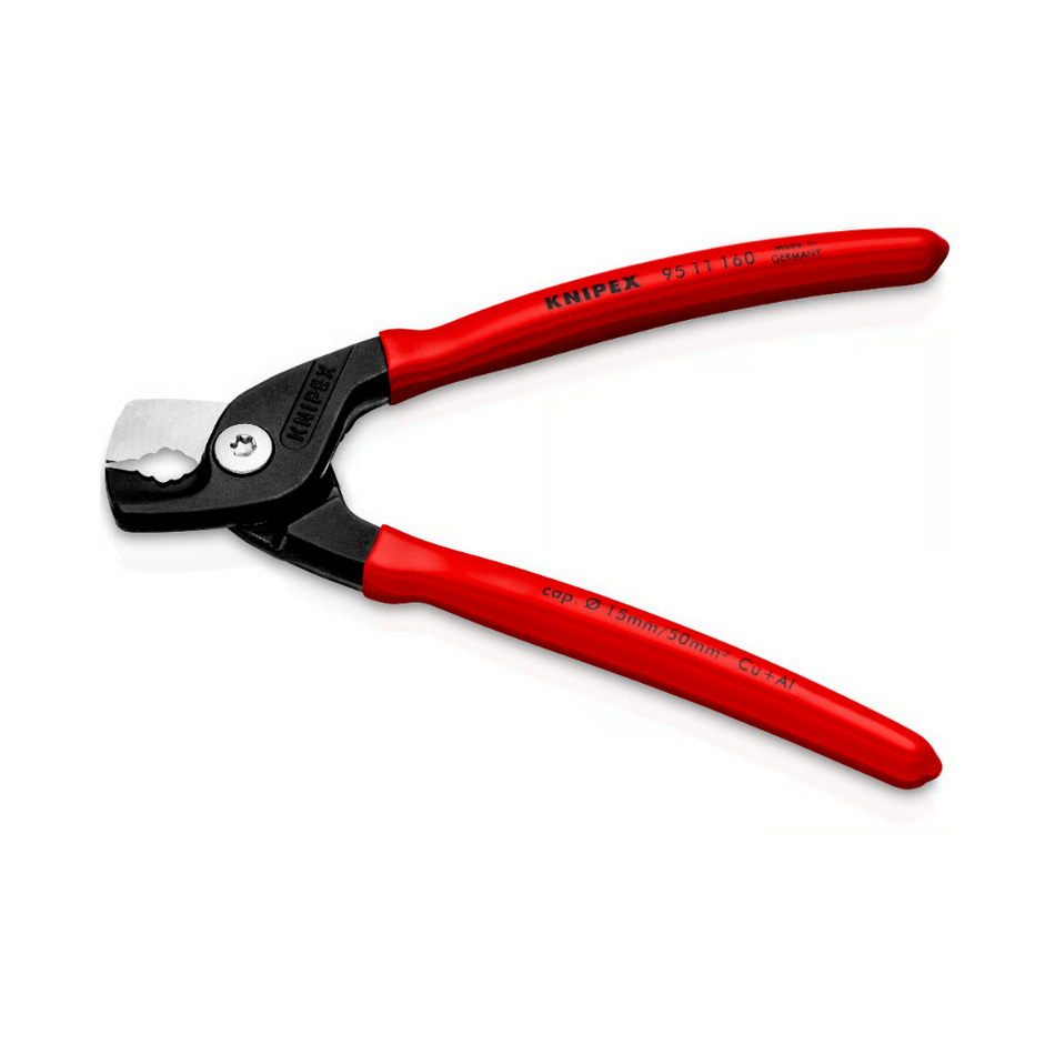 Cleste pentru cabluri electrice cu taiere in trepte KNIPEX StepCut® 95 11 160