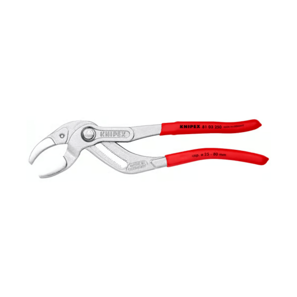 Cleste papagal pentru sifon si conectori, 250 mm, Knipex 81 03 250