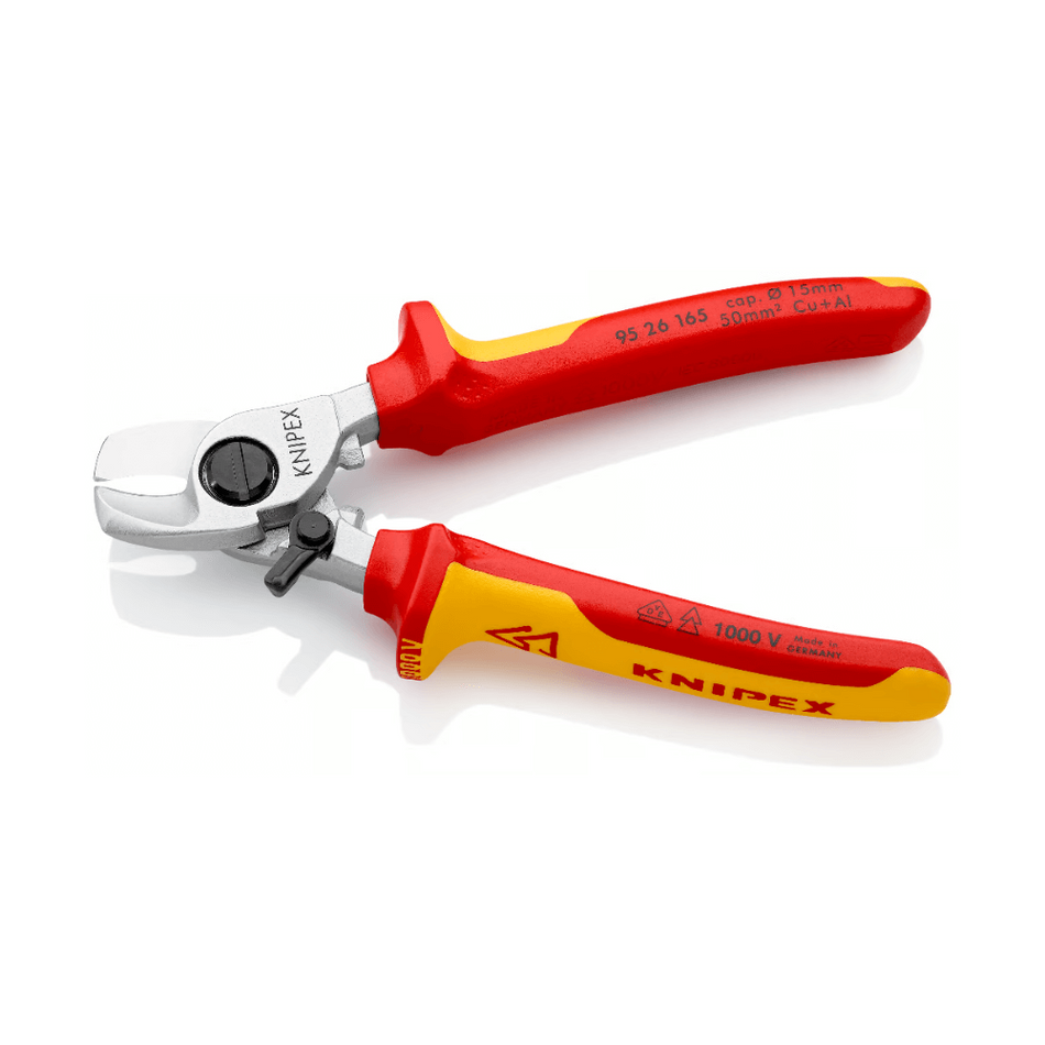 Cleste pentru taiat cabluri, VDE 1000V, 165 mm, KNIPEX 95 26 165