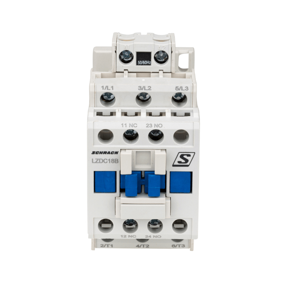 Contactor CUBICO Clasic, 3P, 7.5kW, 18A, 1ND+1NI, 230V, SCHRACK LZDC18B3