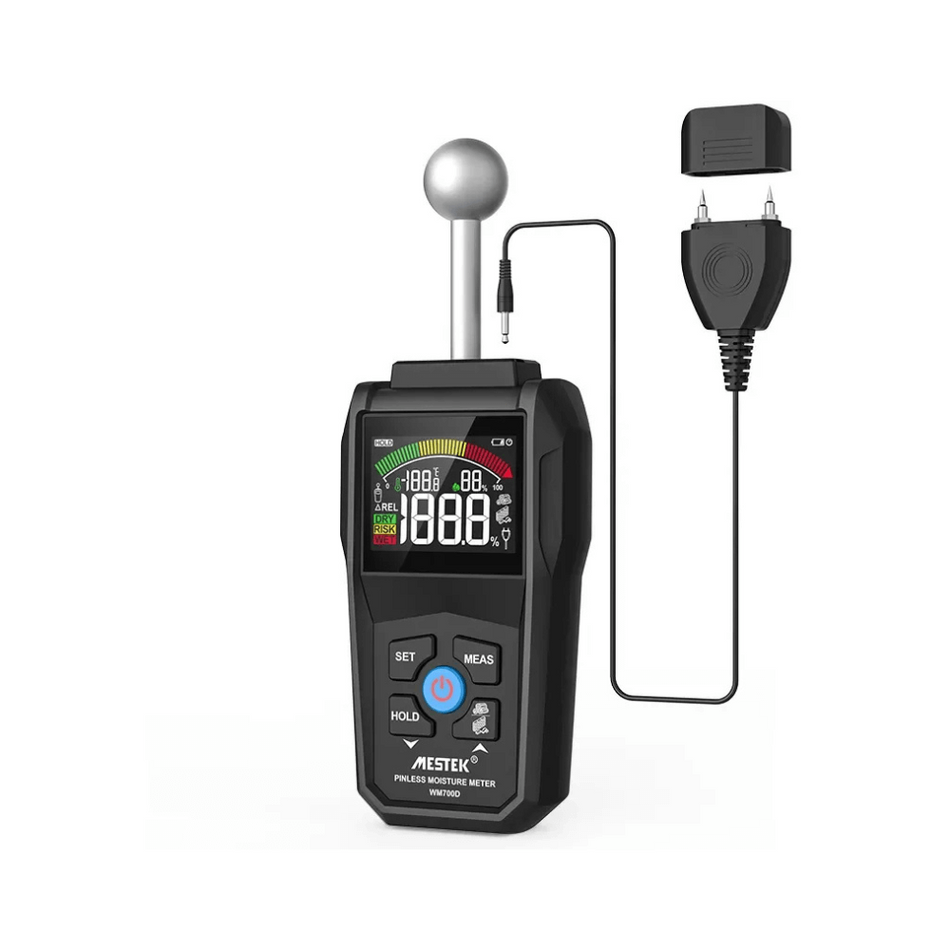 Umidometru digital cu masurare duala Pini/Inductie, MESTEK WM700D
