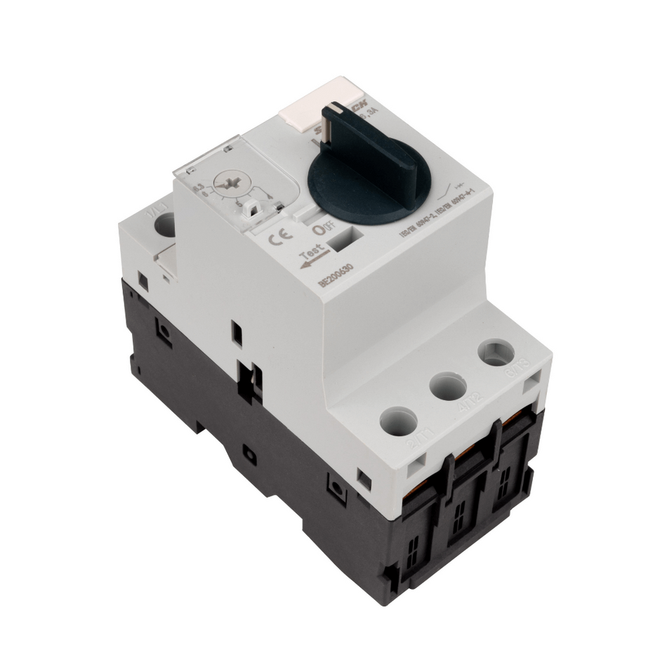 Intrerupator de protectie pentru motoare BE2, 3 poli, 4-6.3A, SCHRACK BE200630