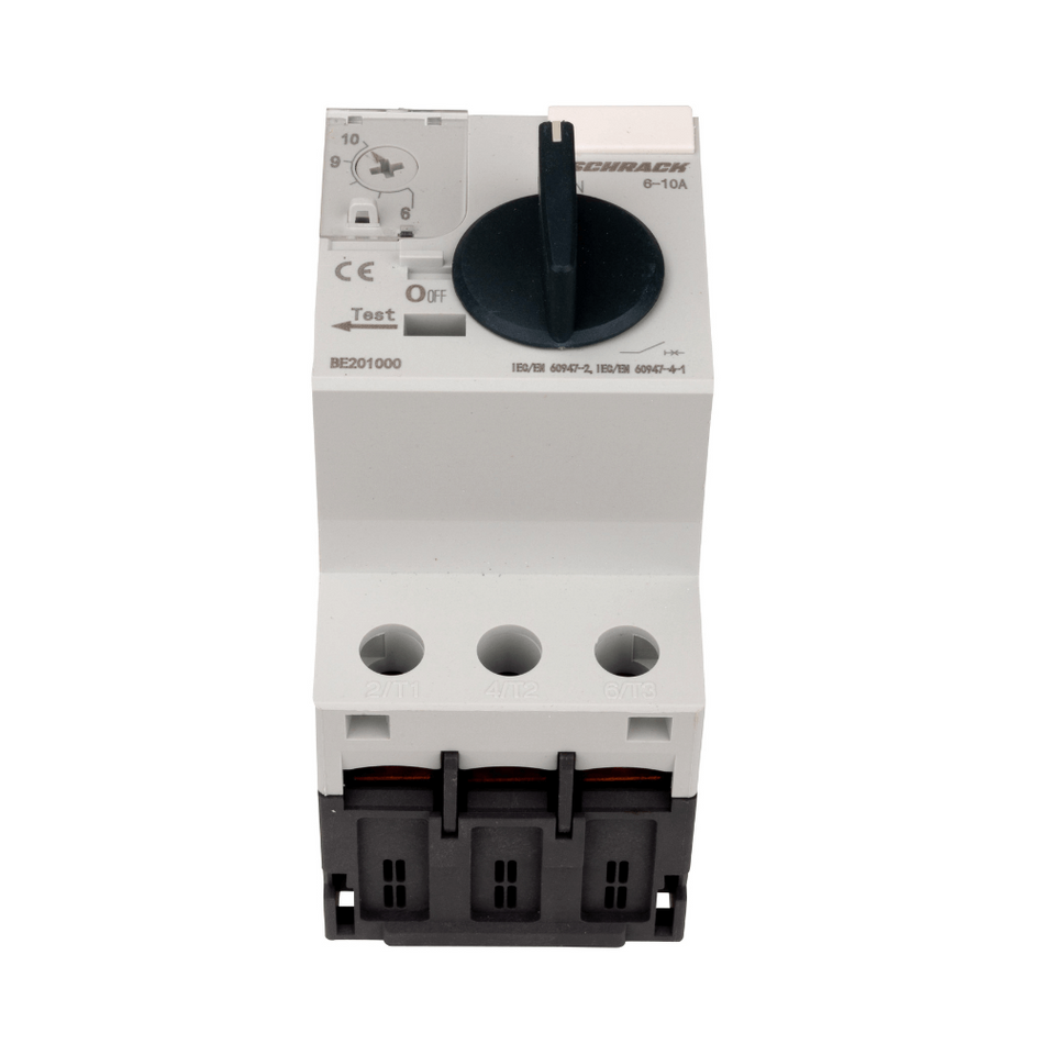 Intrerupator de protectie pentru motoare BE2, 3 poli, 6-10A, SCHRACK BE201000