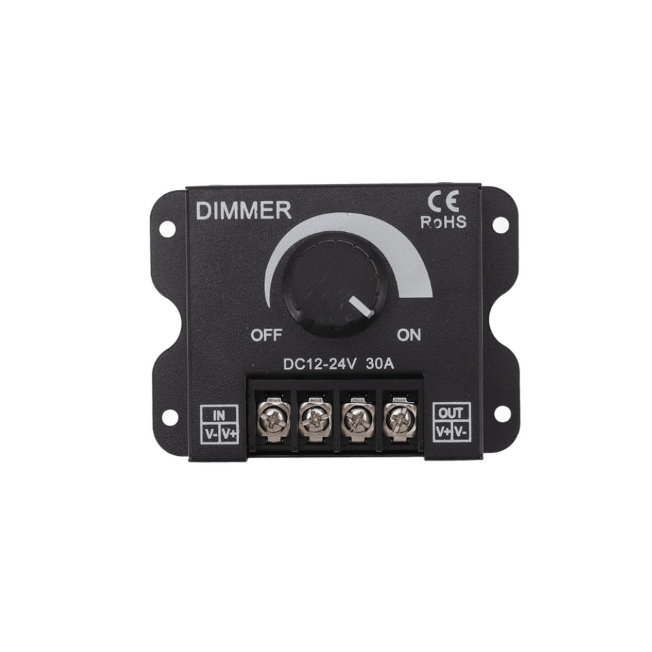 Modul dimmer manual benzi LED 5050 si 3528, 12V - 24VDC, 30A