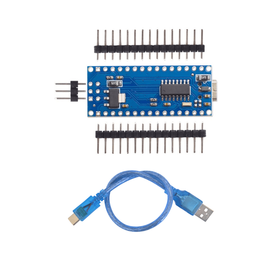 Placa de dezvoltare compatibila Arduino Nano V3 CH340G cu port USB Tip-C