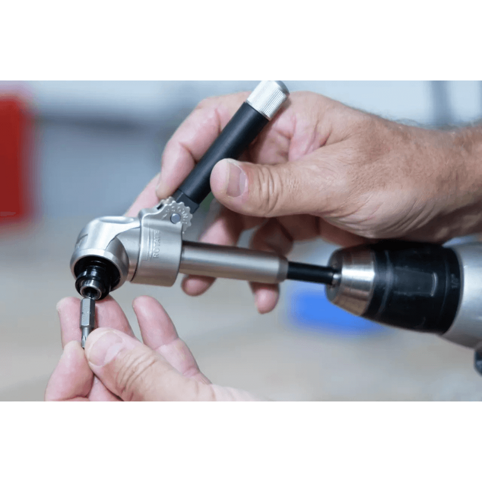 Adaptor unghiular L, 105°, Biti 1/4, Quick Release, 57Nm, Wiha 32310