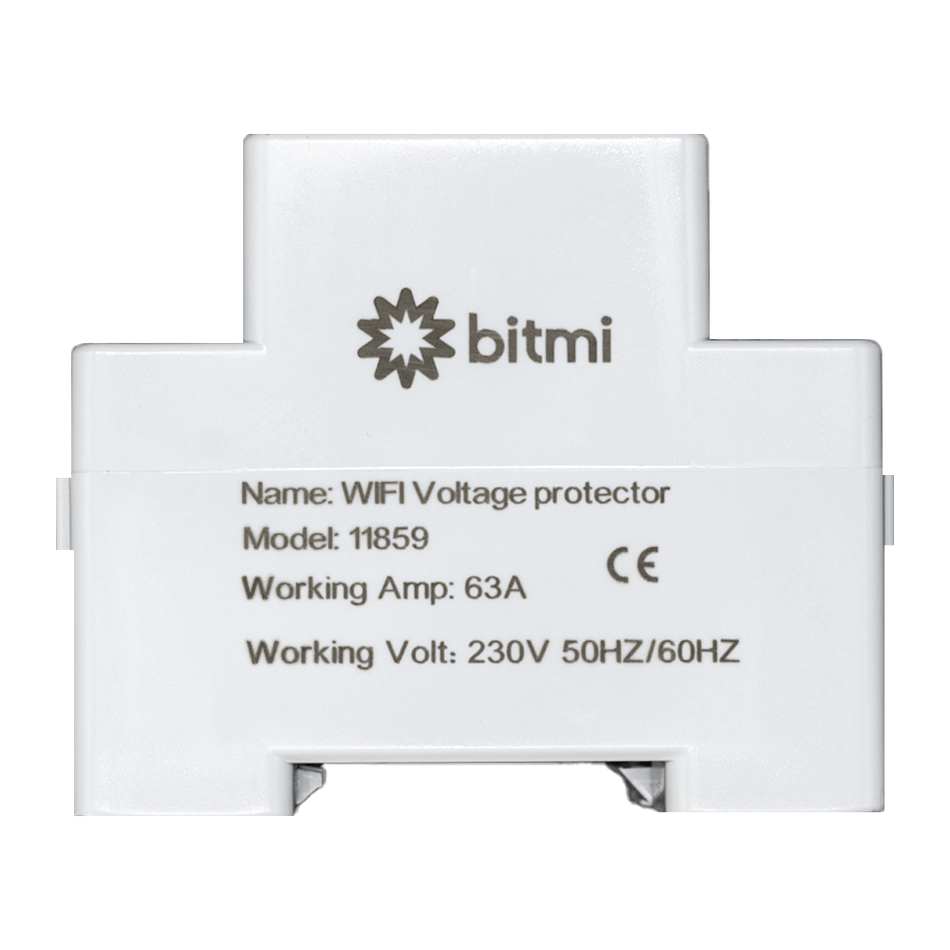 Releu WiFi inteligent cu monitorizare energie si protectii multiple 63A, Bitmi 11859
