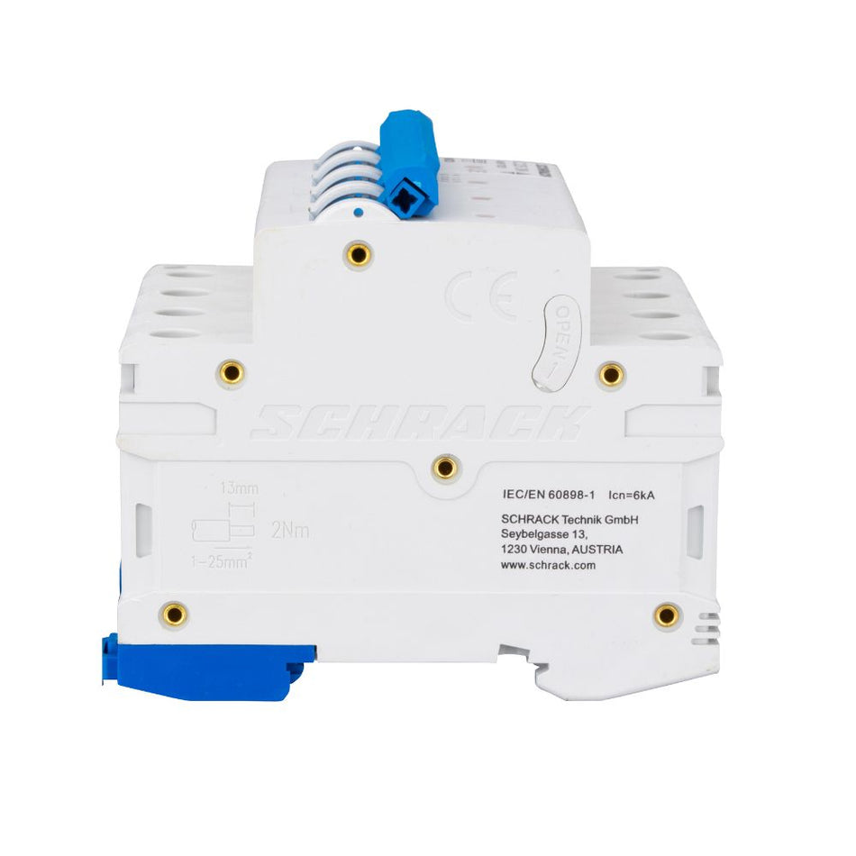 Intrerupator automat modular (MCB) AMPARO 6kA, C 25A, 3P+N, SCHRACK AM617825