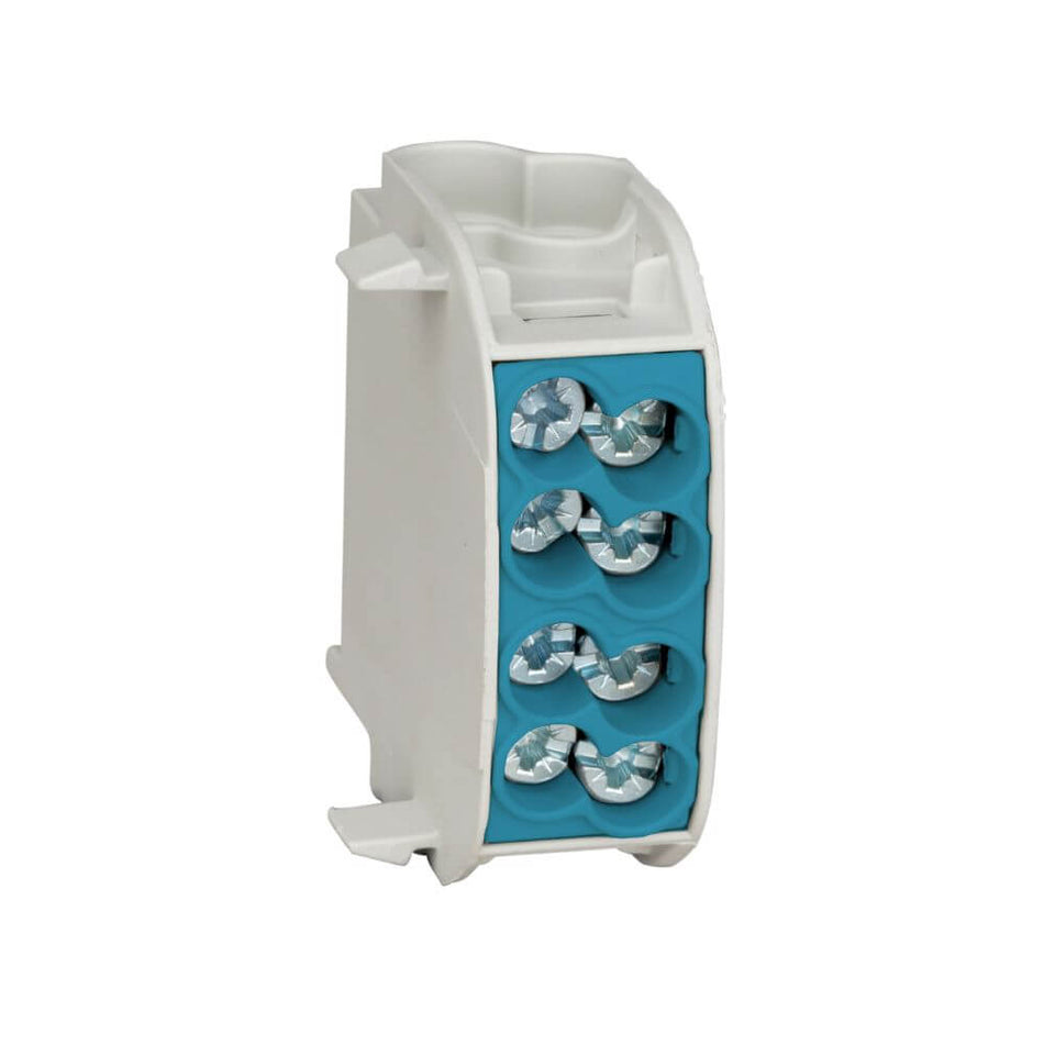 Conector derivatie izolata, Cu, 25mm², 1pol, albastru, SCHRACK IK026120-X-4