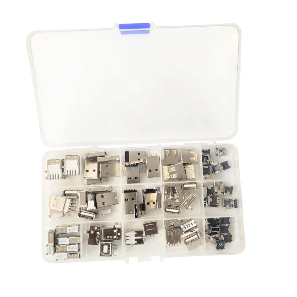Set 82 conectori USB pentru incarcatoare si dispozitive electronice, Bitmi 12323