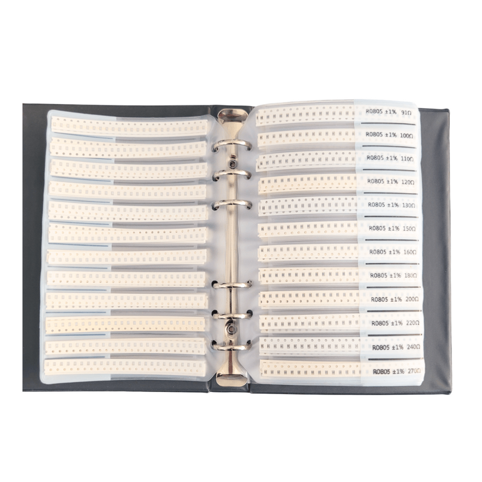 Set rezistori SMD 1%, 0805, 170 valori, 8500 bucati