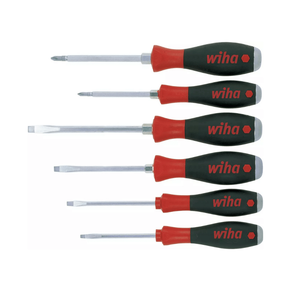 Set surubelnite cu profil hexagonal si cap de lovire, 6 piese, Wiha SoftFinish 21250