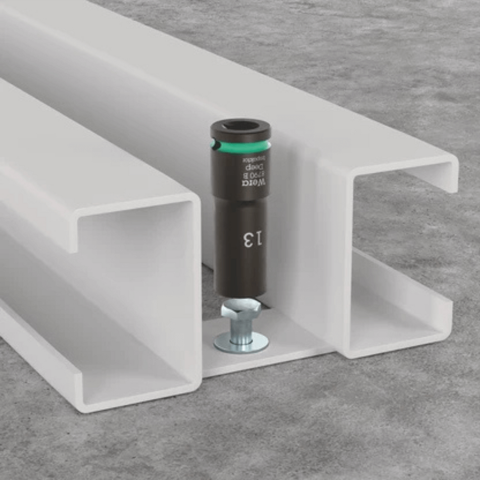Set de chei tubulare de impact lungi pe sina magnetica, 9660, 3/8, 10 piese, Wera 05005590001