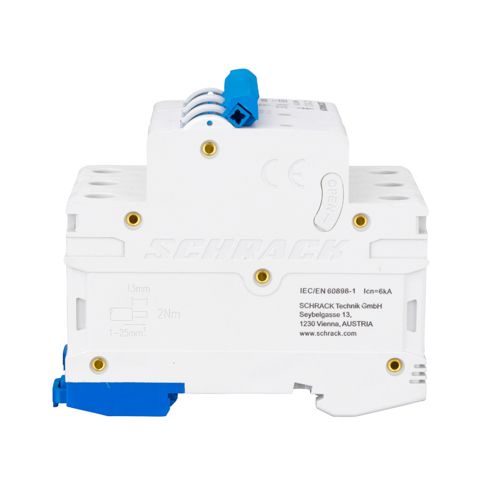 Intrerupator automat modular (MCB) AMPARO, 6kA, C 10A, 3 poli, SCHRACK AM617310