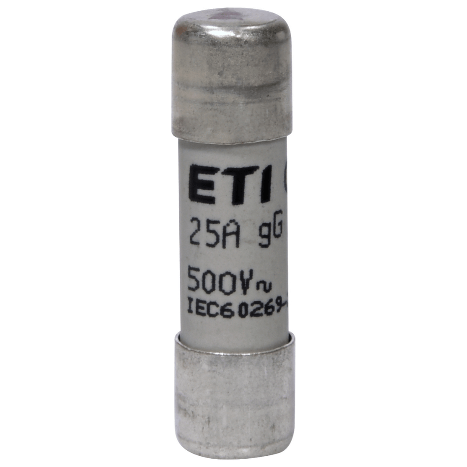 Siguranta cilindrica 10x38 gG 25A/500V ETI 002651021