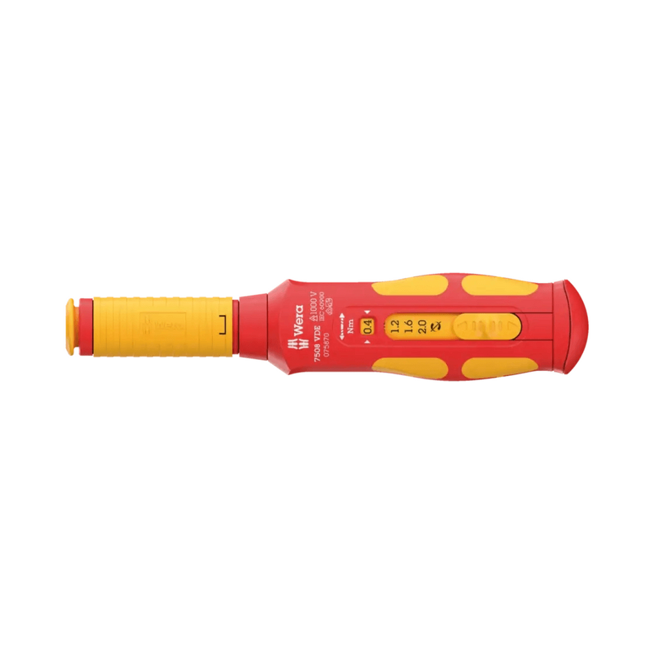 Surubelnita dinamometrica VDE 7508 Kraftform Safe-Torque Speed, 0.4–2.0 Nm, Wera 05075870001