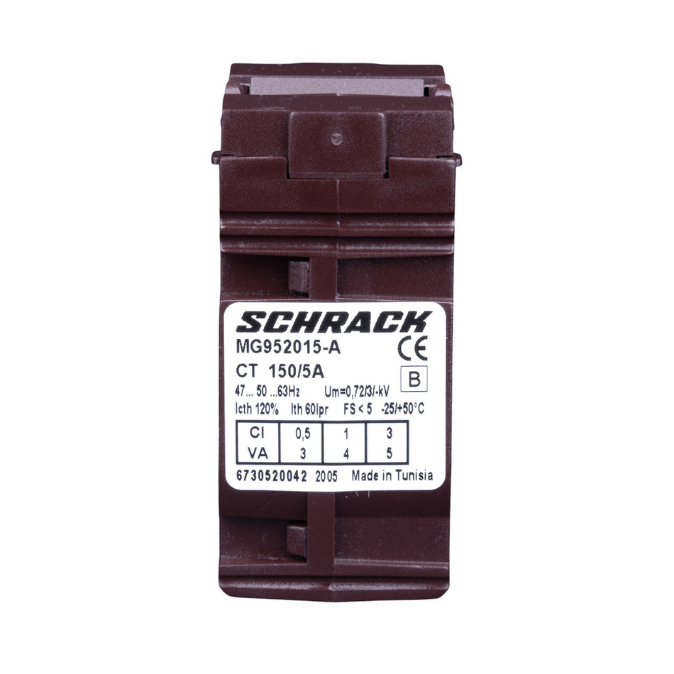 Transformator de curent 150/5A, D21mm, clasa 0.5, SCHRACK MG952015-A